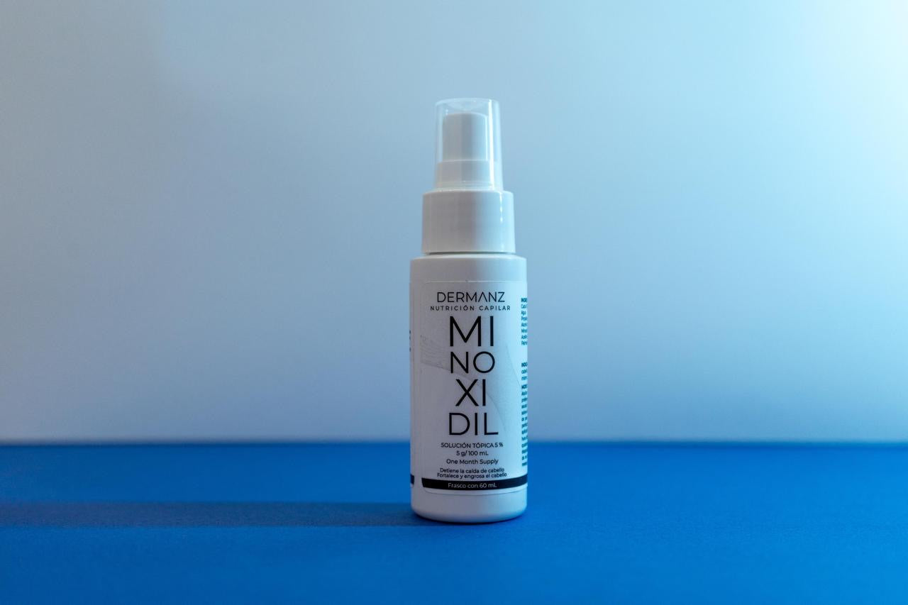 Minoxidil Dermanz 5% Frasco 60 ml