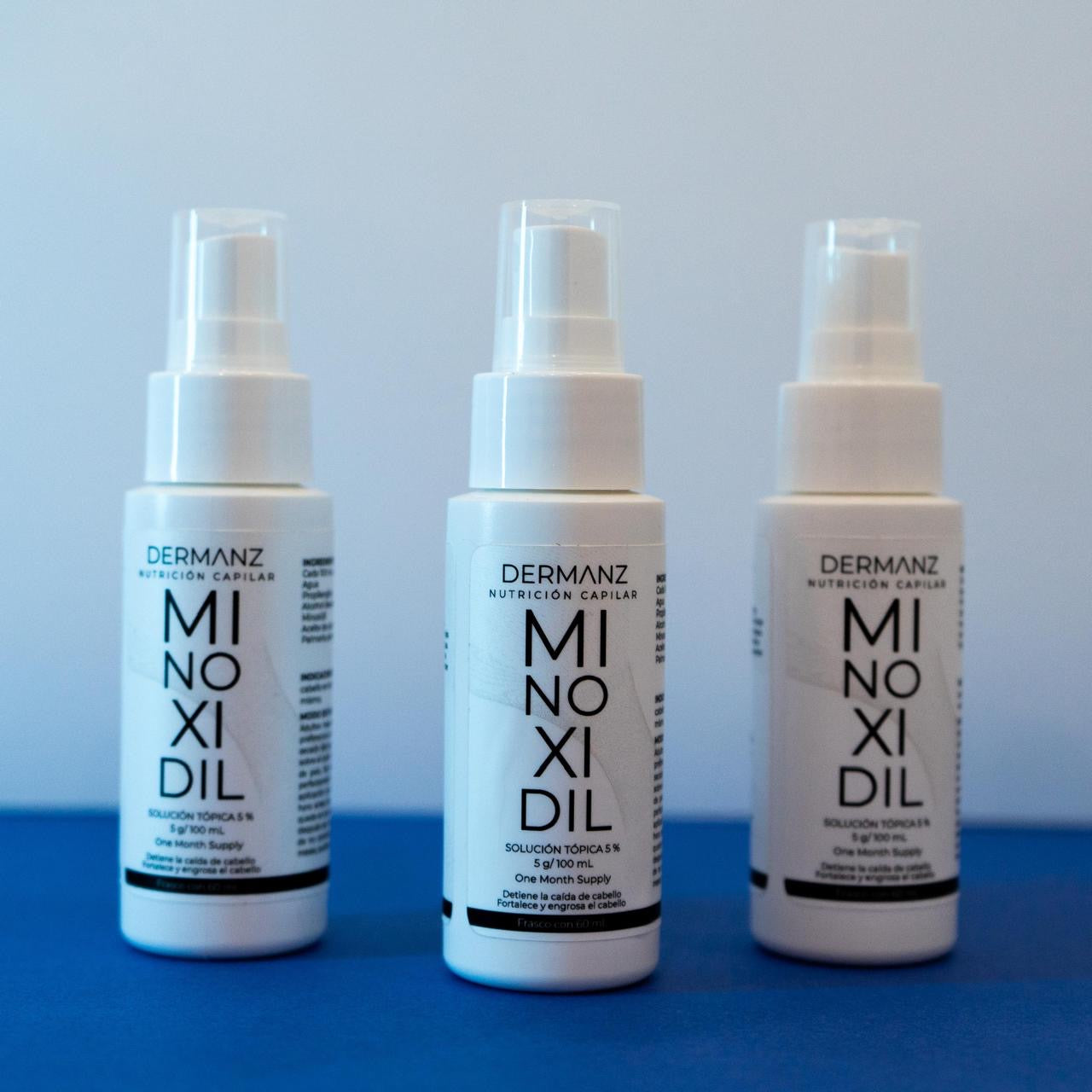 Minoxidil Dermanz 5% Frasco 60 ml